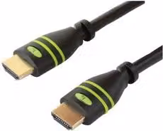 Cavo HDMI Techly Black e Green Lunghezza: 1 m