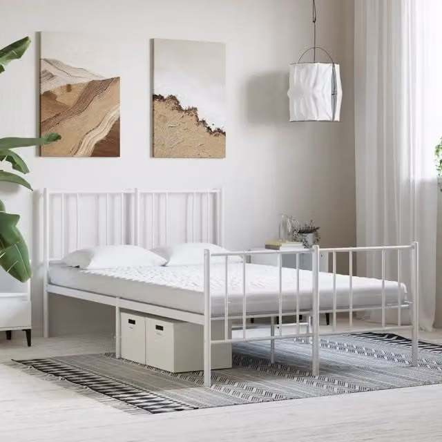 Materasso in schiuma Comfort Foam vidaXL bianco L/P: 140 x 190 cm