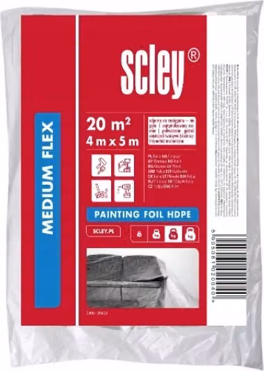 Pellicola protettiva Hardex HDPE 4mx5m MediumFlex spessore circa 0,010mm