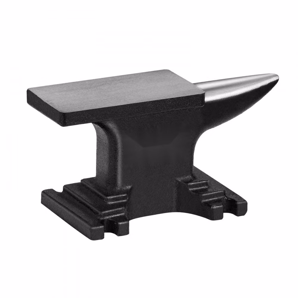 Anvilware - Incudine a corno singolo in acciaio fuso da 4 kg - Incudine da forgiatura robusta e forgiata - Ideale per gioiellieri e fabbri - Strumento perfetto per rivettare, appiattire, forgiare e modellare.