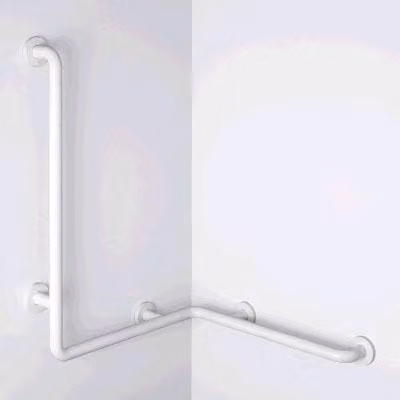 pba 01 Corrimano doccia, L BH 760x400x1160, e asta doccia, in nylon