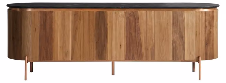 Credenza, comoda, pratica, spaziosa, marrone, stile moderno, nuova