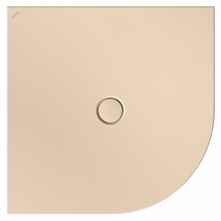 BetteFloor Corner receveurs de douche quart de cercle avec BetteGlasur Plus, 1000x1000mm, 5451-006PLUS, 5451-006PLUS