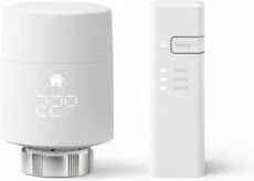 Kit Valvola Termostatica Smart Tado con Bridge Bianco per Controllo via App e Integrazione Smart Home