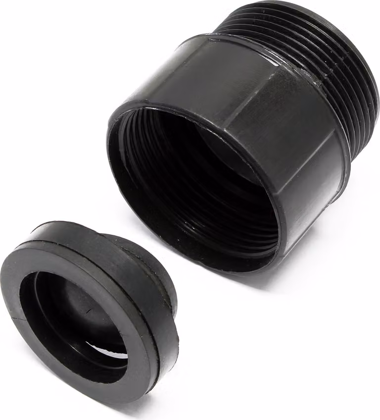 Wiltec ricambio valvola di non ritorno IG AG per pompe per acque reflue - valvola di non ritorno per aspirazione piatta da 3 mm 550 W, 8500 l/h - pompa da giardino, pompa da costruzione