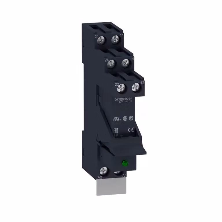 Relè di interfaccia Schneider Electric RSB, 1 contatto in scambio, CA, 230 V, 16 A, morsetto a vite (RSB1A160P7PV)