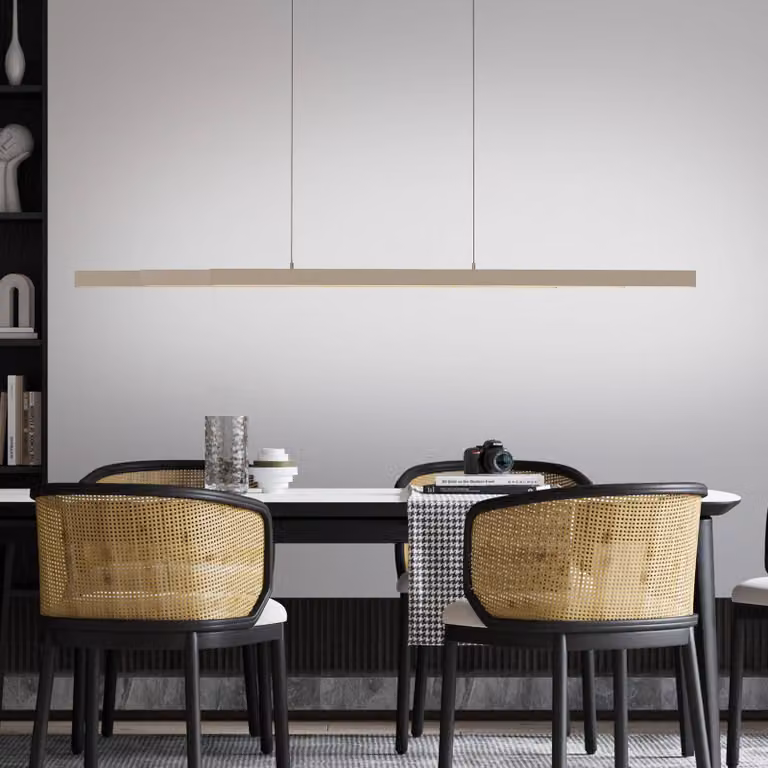 Paul Neuhaus Lampada a sospensione Adriana, dimmerabile, Bronzo / Ottone antico, Soggiorno / Sala da pranzo, Alluminio, Moderno, Lampada a sospensione