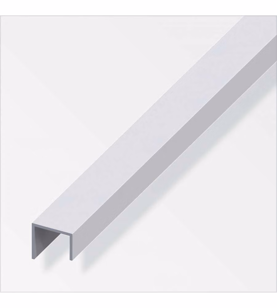 Profilo Per Maniglie20X22X1 Alluminio Argento 1Metro