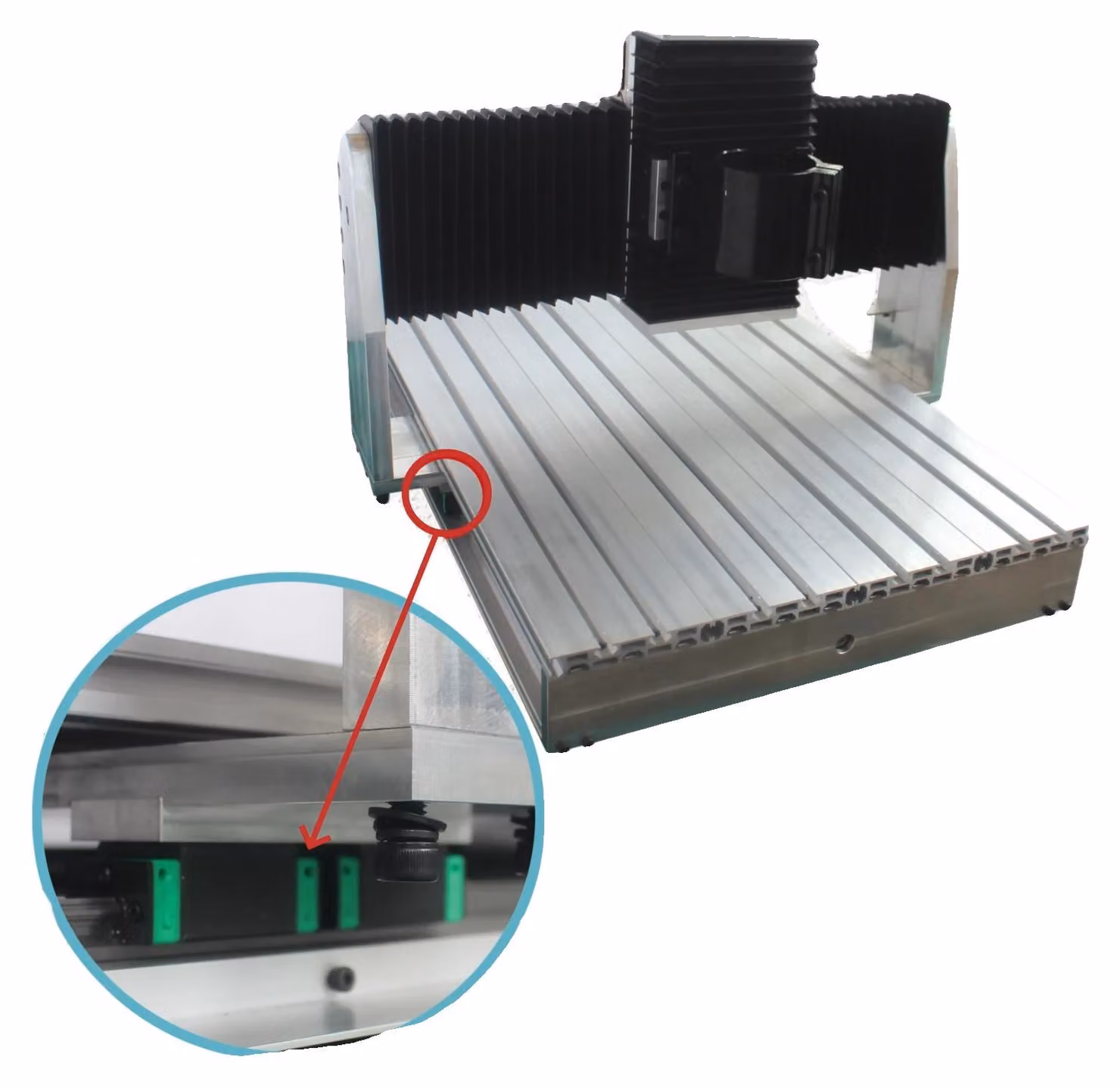 Fresatura CNC, telaio in alluminio, utilizzo da banco, morsetto 3040-52MM 2