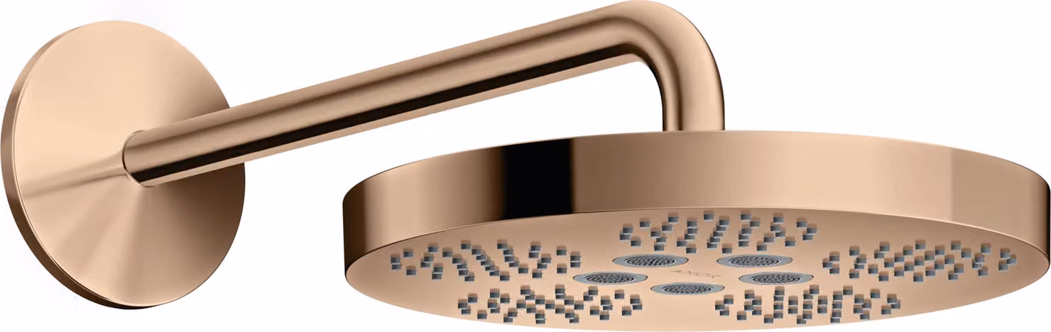 hansgrohe AXOR One Pomme de douche 280 1 jet avec bras de douche, 48491300, 48491300