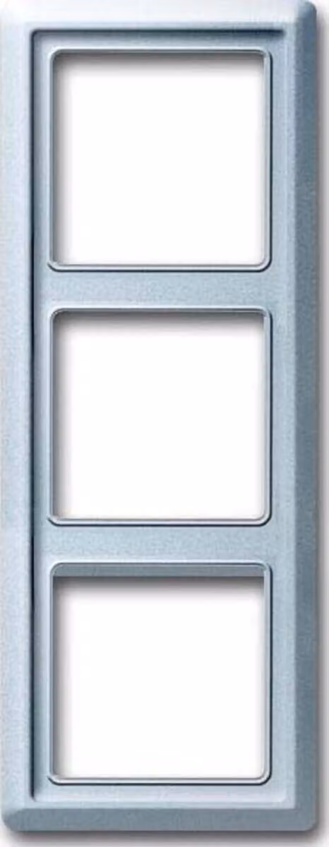 Busch Jaeger 1730-0-0280 Wandplatte/Schalterabdeckung Aluminium (1730-0-0280)