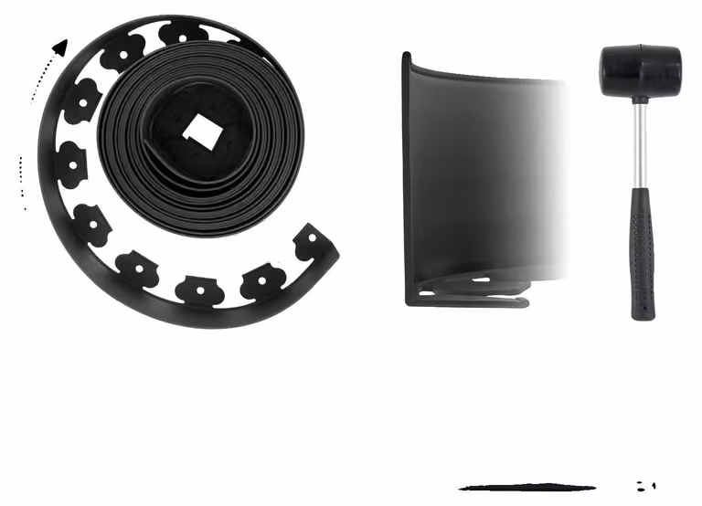 Bordo per giardino, design flessibile, resistente alle intemperie, 20,4 metri