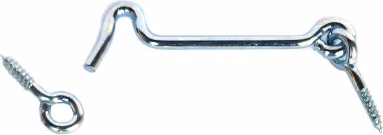 Scatola di 50 ganci doppi da 50 mm galvanizzati in edm