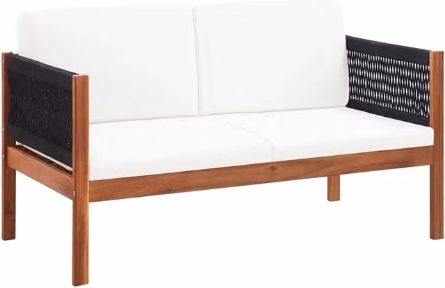 Set Divani da Giardino 4 pz in Legno Massello di Acacia 46343