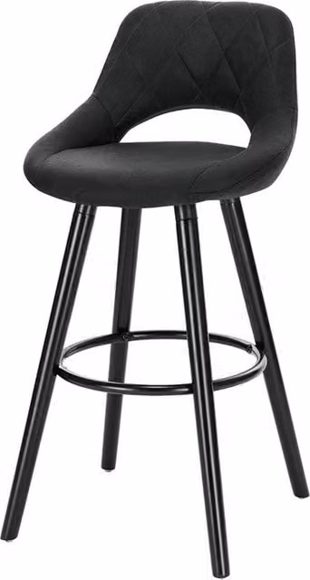 Sedile da bar moderno con imbottitura - comfort ergonomico - supporto posteriore robusto - design elegante - ideale per cucina e sala da pranzo - antracite