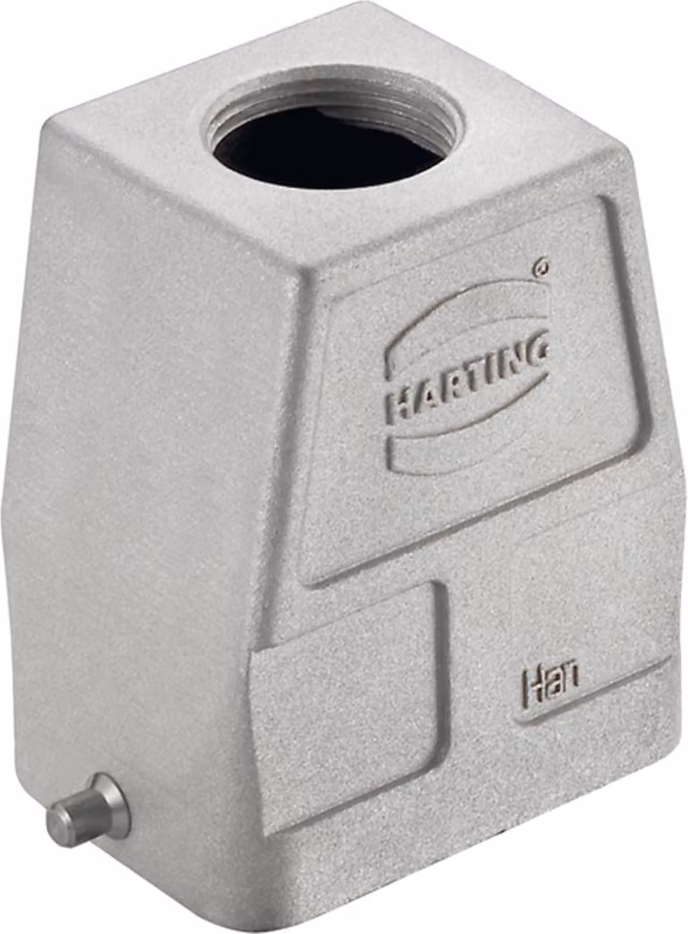 HARTING Han 6B EMC / High Temp Contenitore alto, 1xPG21 uscita cavo diritta, per 1 staffa (nella parte inferiore)
