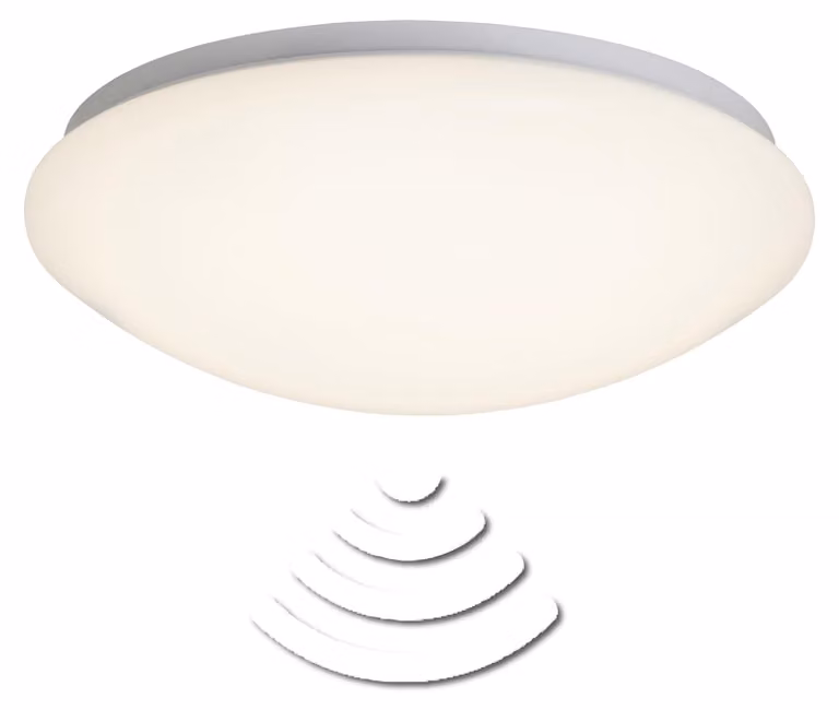 Lampada a soffitto a LED, 12 W, 900 lumen, 3000 K, bianca, 32x32 cm