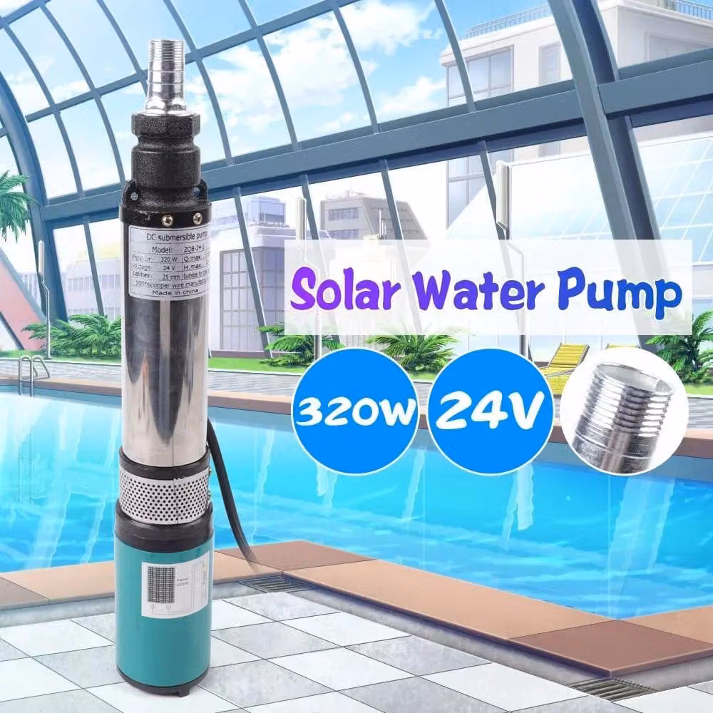 Pompa sommergibile, portata 22 GPM, acciaio inossidabile resistente, argento