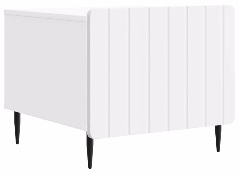 Tavolino da salotto Bianco 49 x 50 x 42 cm Legno ingegnerizzato
