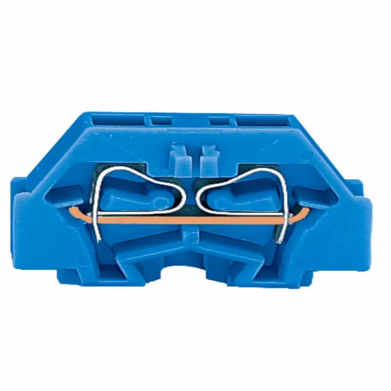50 pezzi Morsetto a 2 fili 0,08-1,5 mm² blu - Morsettiera a 1 polo 0,08 ... 1,5 mm² 260-304