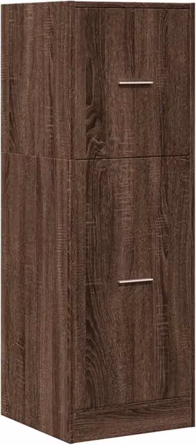 Armadio spezialeria multifunzionale stoccaggio 40 x 41 x 118 cm stile classico in legno ingegnerizzato marrone 02_0050643