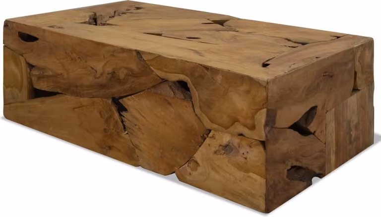 Maison Exclusive - Tavolino 90x50x30 cm in teak marrone