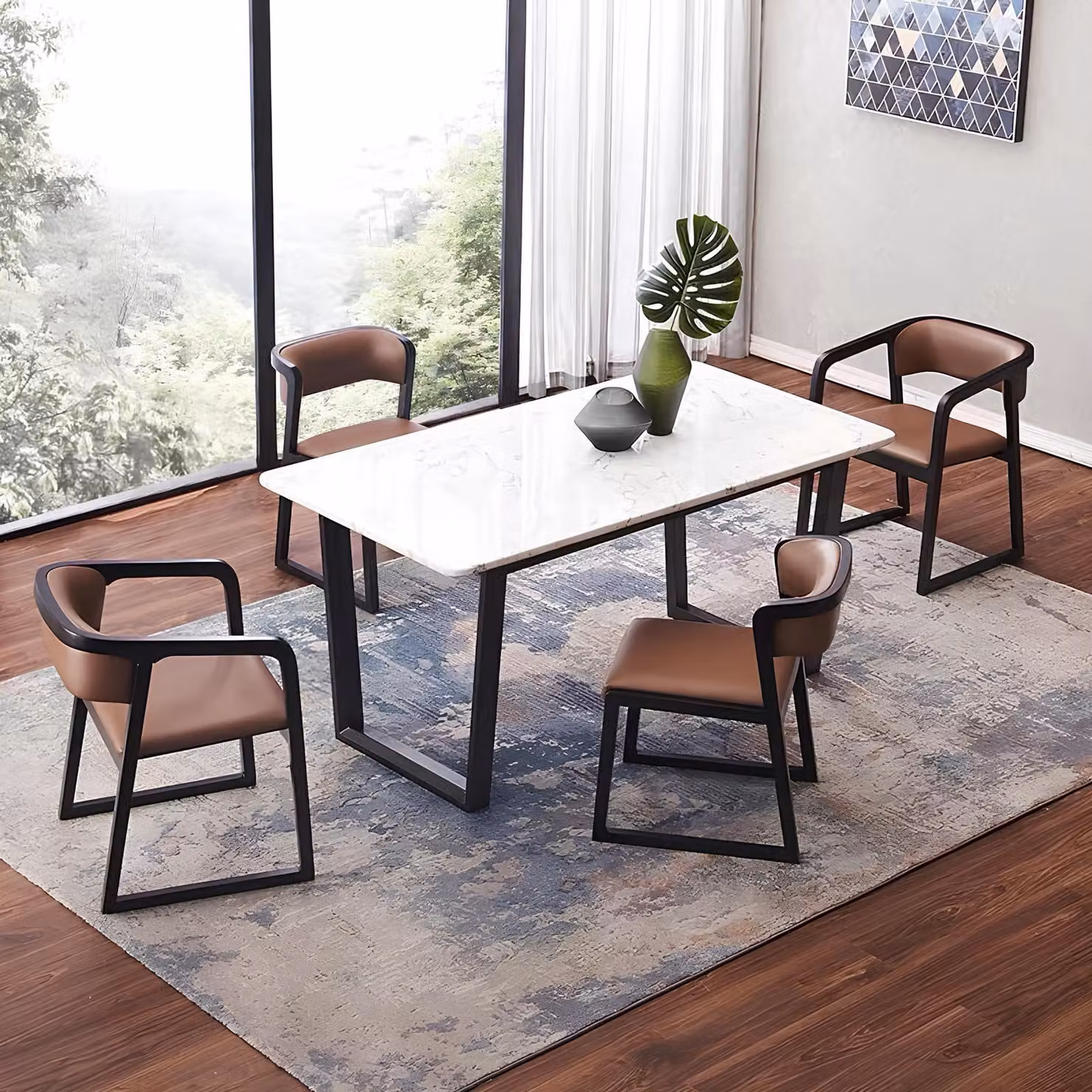 Ess Tisch Designer Italienische Möbel Holz Tisch Wohn Zimmer 140x80cm Küche