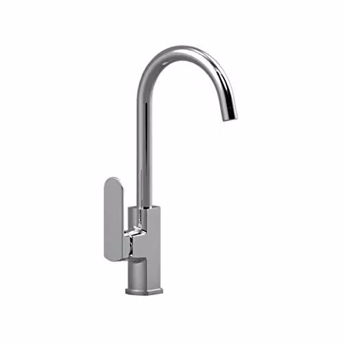 Rubinetto miscelatore monocomando lavello bocca alta, finitura cromo diam. 25 mm