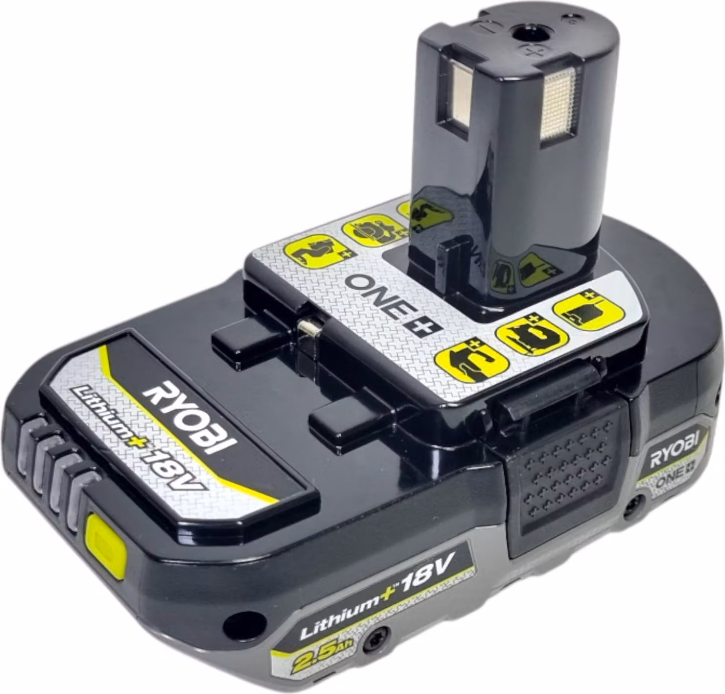 Ryobi RB1825C Batteria 18 V 2,5 Ah / 2500 mAh Li-Ion ONE+ ( 5133005516 ) con indicatore di carica