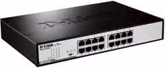 Switch di rete D-Link DGS 1016D SMB Unmanaged Gigabit 16 porte Black