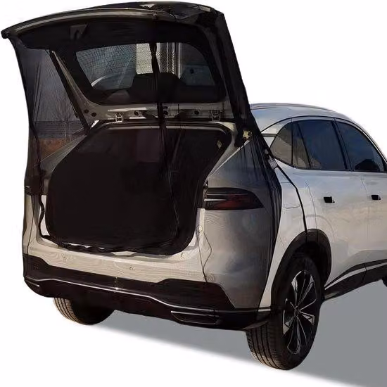 Grande chiusura magnetica per porte auto, 205 x 185 cm, nera, per auto, camper e camion