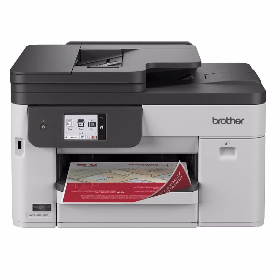 Stampante Multifunzione Inkjet Brother MFC-J5010DW A4 Colore Grigio con Fax, Scansione, Copia, WiFi e LAN, Include Cartucce 450 Pag di Colore e 700 Pag in B/N – 2