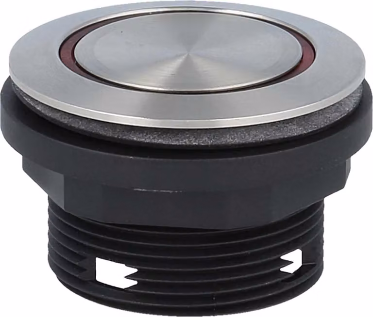 Georg Schlegel Pulsante illuminabile con anello luminoso, rotondo, SHORTRON montaggio intermedio corsa 2,3 mm - 1 pezzo