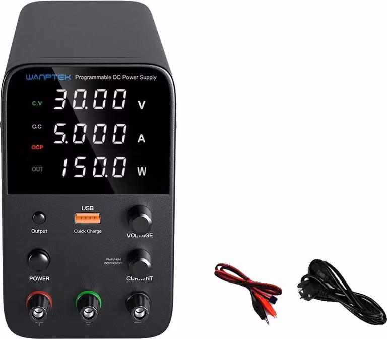 Alimentatore da laboratorio, tensione regolabile, caratteristiche di sicurezza, WPS305H