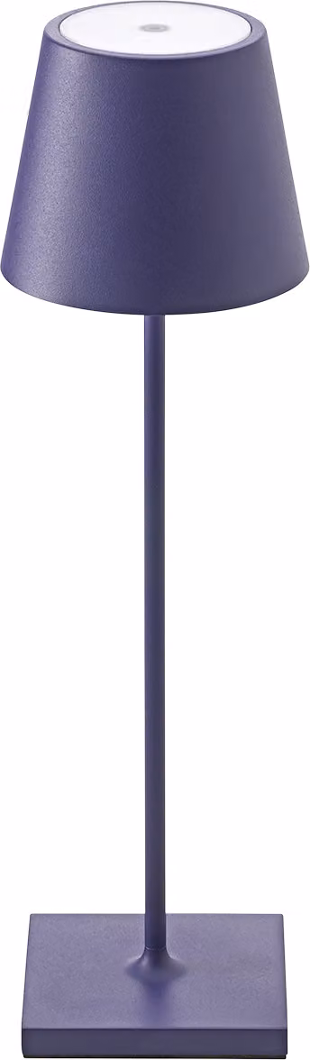 Nuindie LED lampada da tavolo ricaricabile lampada da tavolo per esterni IP54 blu prugna