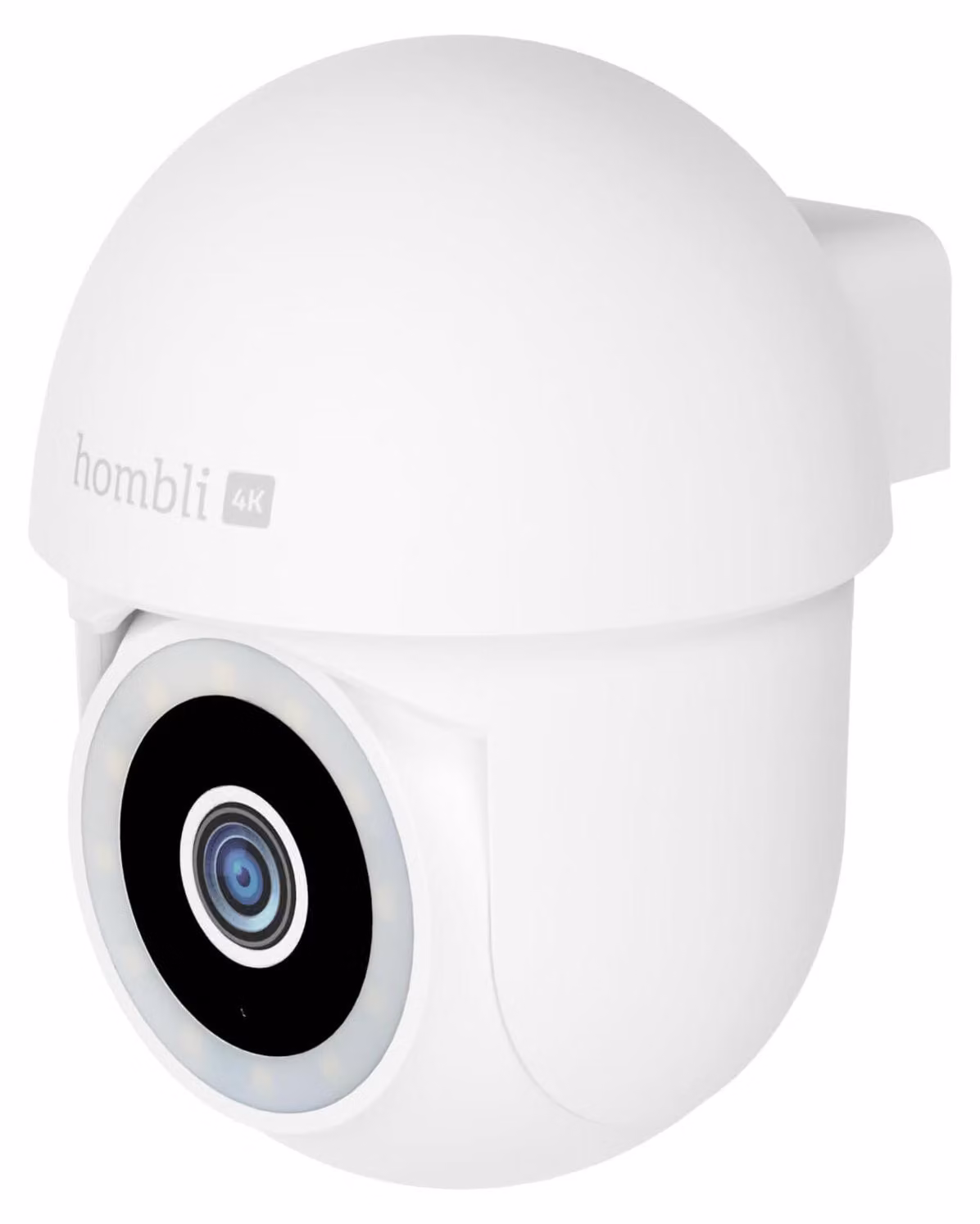 Telecamera di sicurezza con rotazione orizzontale e verticale - Risoluzione 4K QHD - Plastica bianca - Wireless Wi-Fi