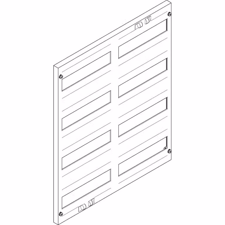 Piastra di copertura ABN 500x600 mm 2FB/4RE_10 aperta, distanza tra le file 150 mm (10 pezzi) FAO24N10