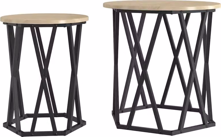 Tavolino da salotto 2 pcs Rovere Sonoma