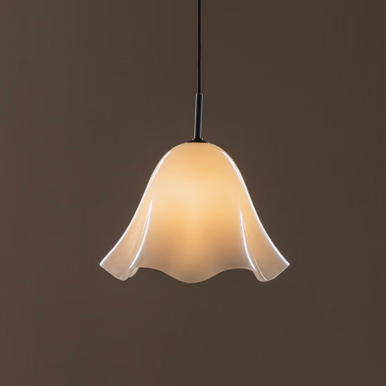 Globen Lighting Lampada a sospensione in vetro Bello, dimmerabile, Bianco / Opale, Soggiorno / Sala da pranzo, Vetro, Scandinavo, Lampada a sospensione