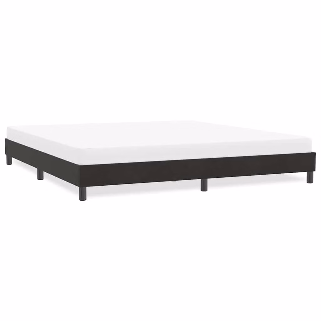 vidaXL Giroletto senza Materasso in Velluto Nero L/P/H: 200 x 220 cm