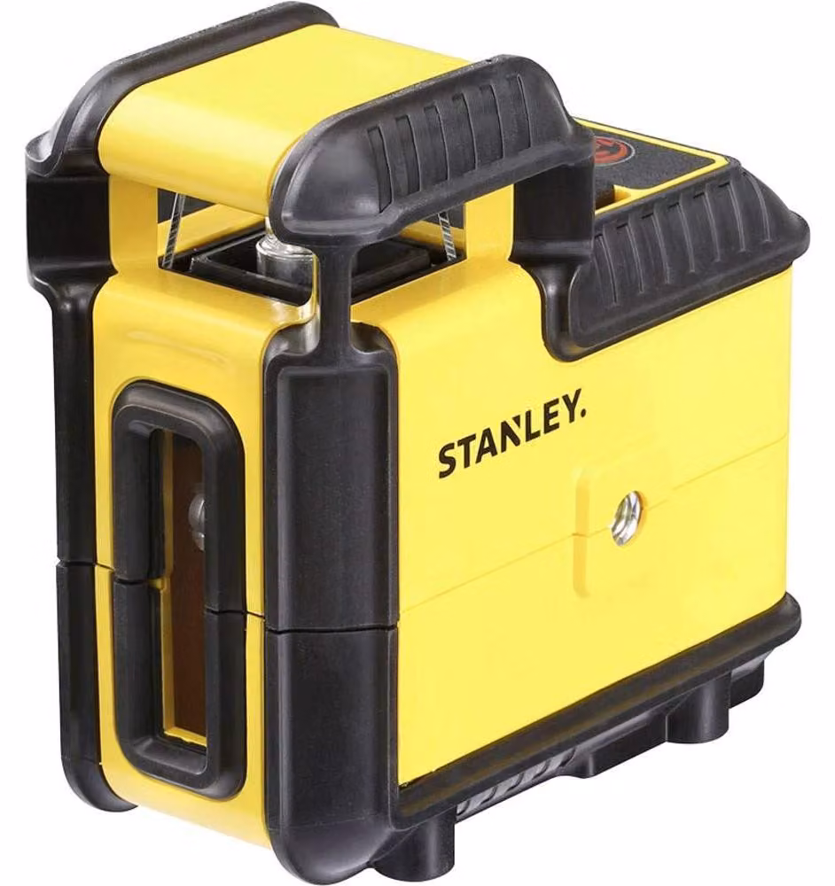 STANLEY: Livella laser a croci orizzontali e verticali, con diodo rosso, copertura a 360°