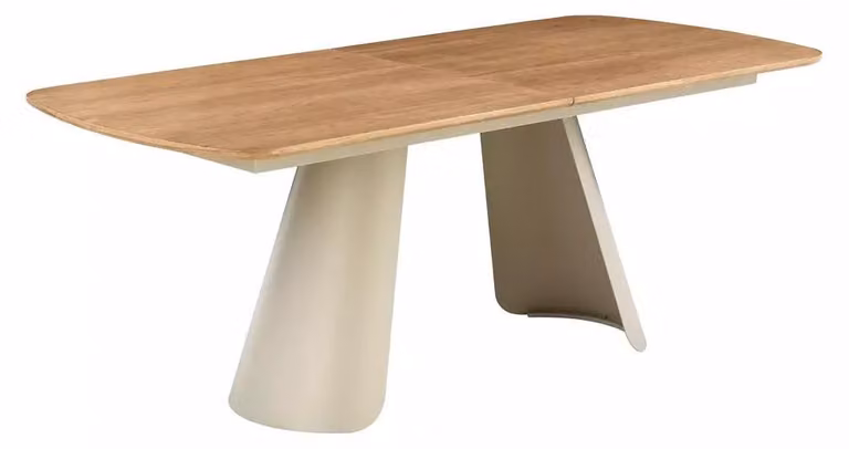 FURNLUX Tavolo da pranzo Cano, colore marrone, 200 cm / Colore principale: / Dimensioni: