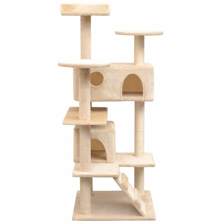 vidaXL Tiragraffi per gatti in sisal 125 cm Beige