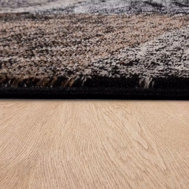 Tappeto Metropolis marrone e blu L: 250 cm, P: 70 cm
