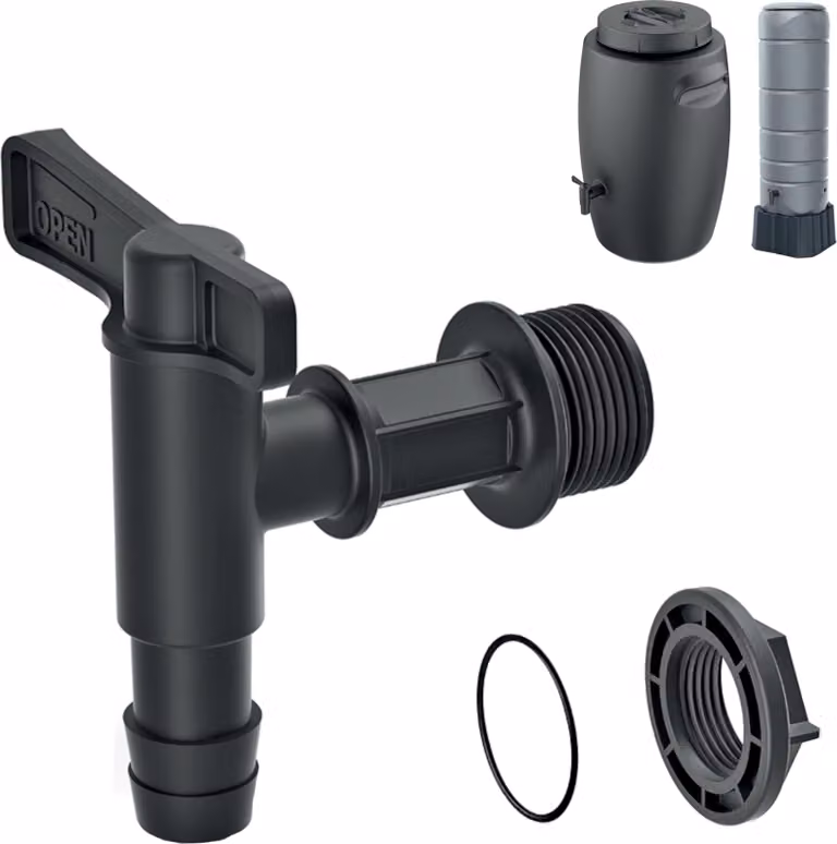 rubinetto da giardino da 3/4" per il serbatoio dell'acqua piovana, per l'acqua della botte del fertilizzante
