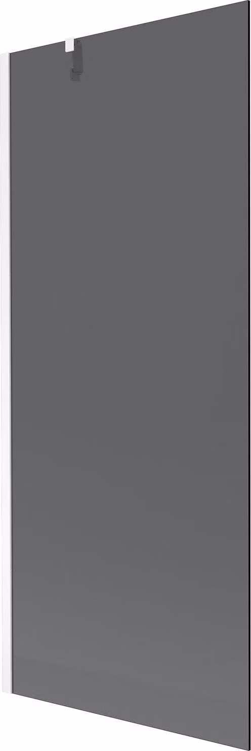 Mexen Next paratia per vasca da bagno 1-anta 80 x 150 cm, grafite, bianco - 895-080-000-00-40-20