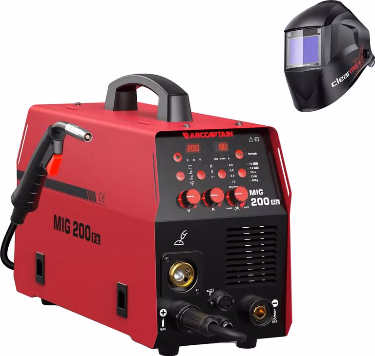 Saldatrice, funzionalità 6 in 1, uscita 200 ampere, C