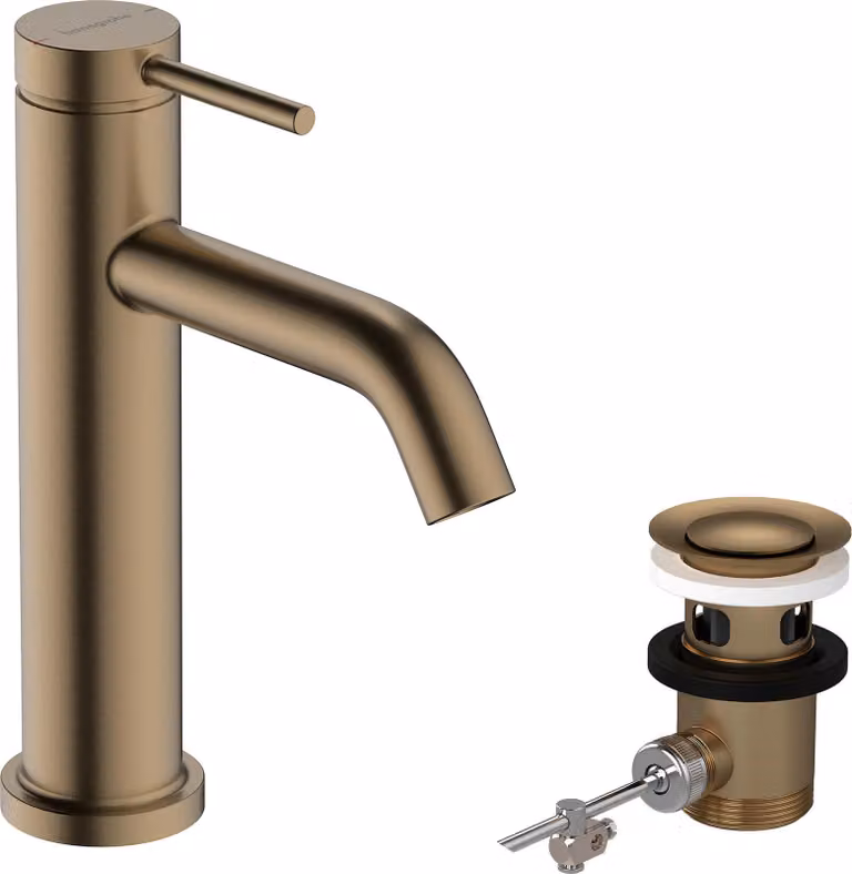 hansgrohe Tecturis S Mitigeur monocommandé pour lavabo 110, saillie 116 mm, 73310140, 73310140