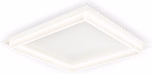 Plafoniera e applique moderna Promoluce Square bianca con tecnologia LED regolabile