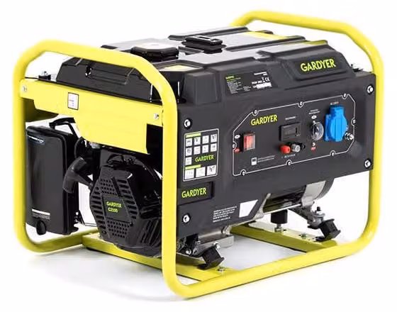 Gruppo elettrogeno da 3000 W - Motore a benzina - Serbatoio da 15 litri - 230 V - Ideale per uso esterno e campeggio